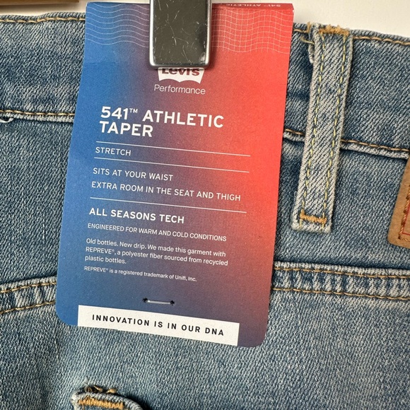 Levi’s Men’s 541 Athletic Taper Jeans (stretch) size 48 lenght 30 all season - Picture 3 of 7